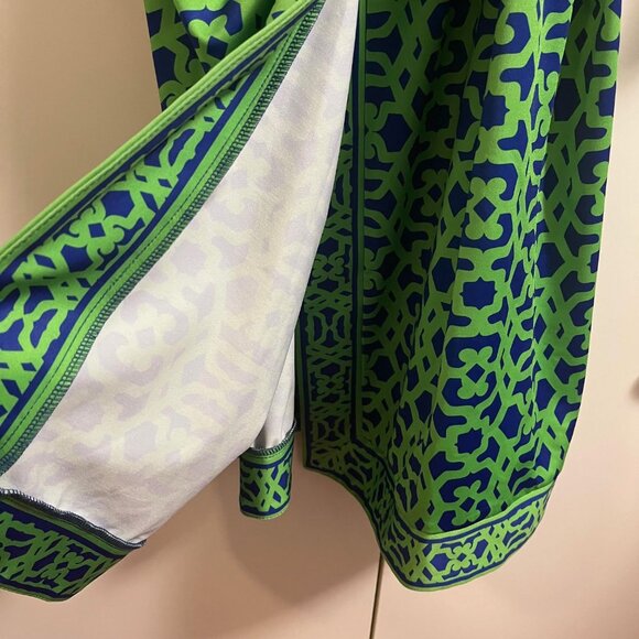 Gretchen Scott Wrap It Up Dress 3/4 Sleeve Stretch Size Large - Picture 10 of 15